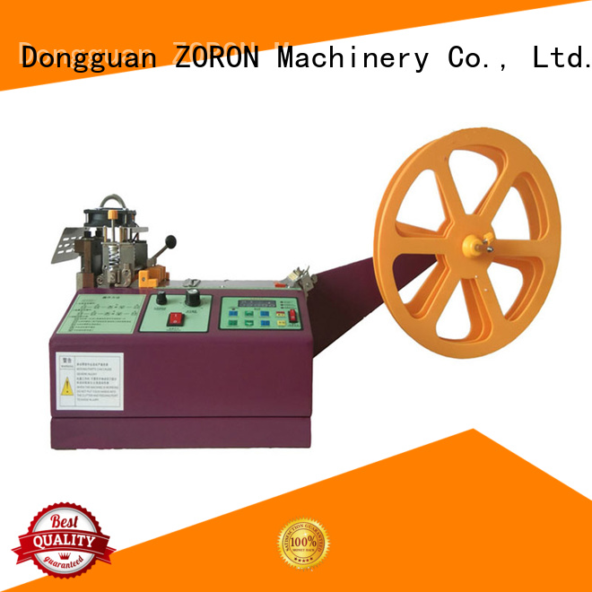 ZORON Machinery automatic elastic care automatic cutting machine maker for elastic with words