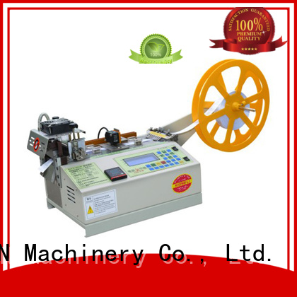 ZORON Machinery latest automatic ribbon cutting machine with knife for card label
