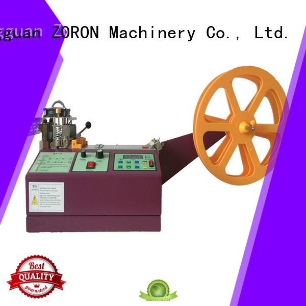 computer webbing computer ribbon webbing cutting machine maker for cloth ZORON Machinery
