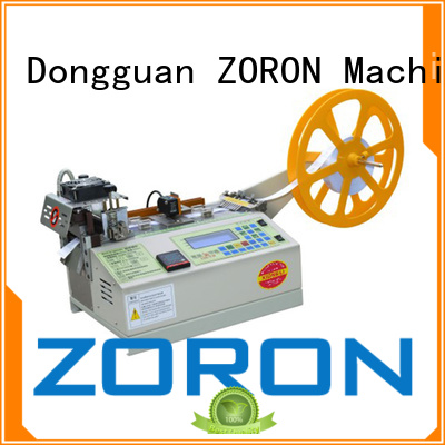 ZORON Machinery computerized webbing cutting machine with cooling fan for cloth