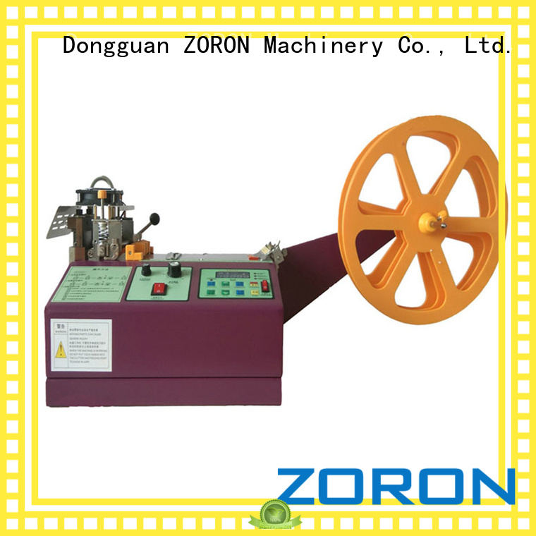 computerized webbing cutting machine computer webbing Home electric ZORON Machinery