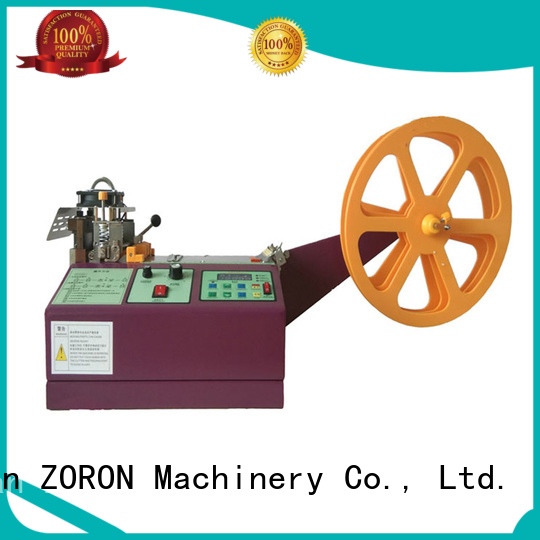 webbing automatic zipper satin ribbon cutting machine computer webbing Industry ZORON Machinery