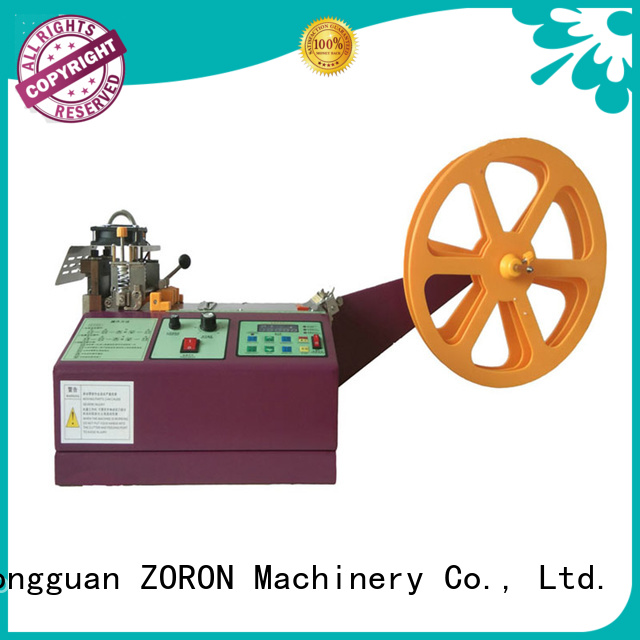 computerized cutting machine for elastic with words ZORON Machinery