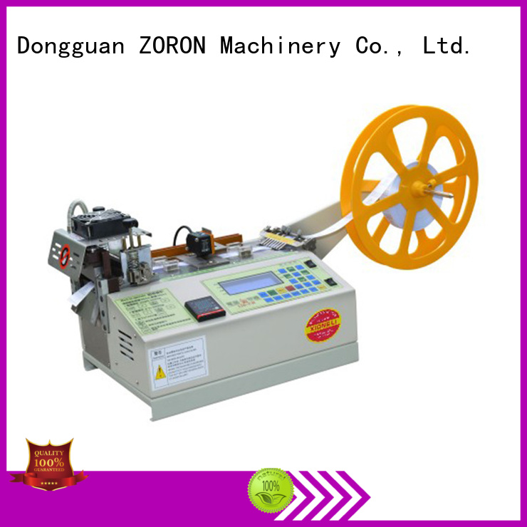 Computer control computer ribbon webbing cutting machine Computer control Desktop ZORON Machinery