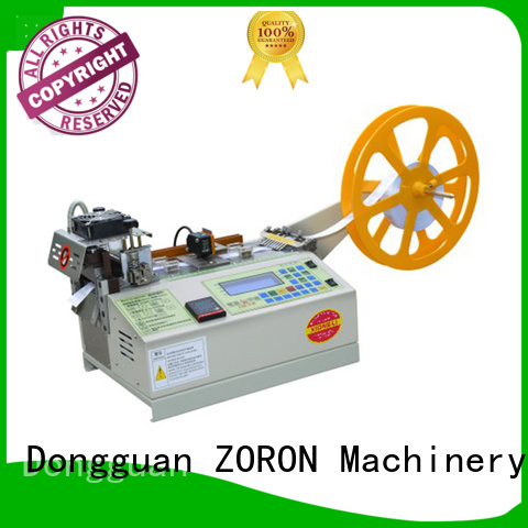 ZORON Machinery computerized webbing cutting machine supplier for fabric