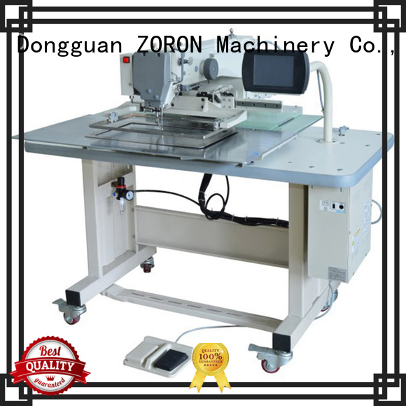 ZORON Machinery heavy duty computerized pattern sewing machine single needle for tent