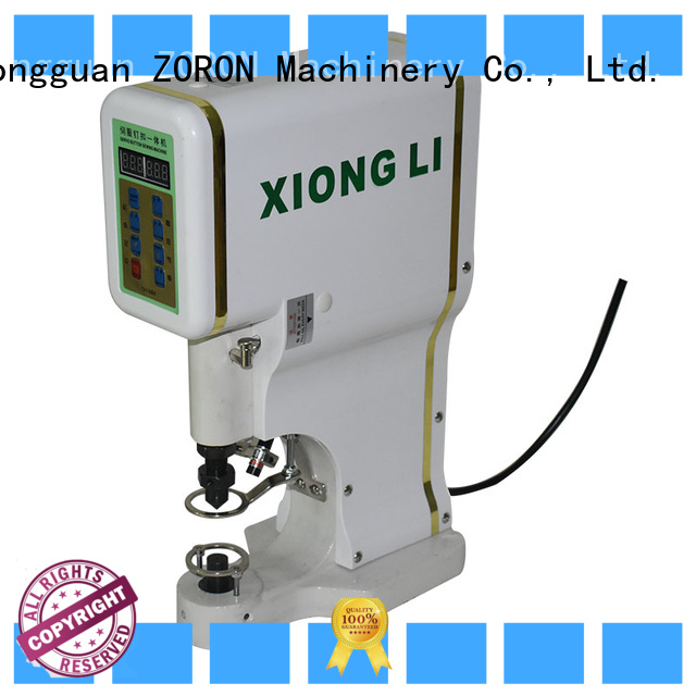 ZORON Machinery high quality snap button attaching machine manufacturer for button