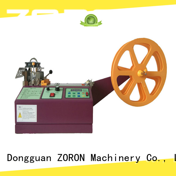 ZORON Machinery computer webbing automatic ribbon cutting machine maker for card label