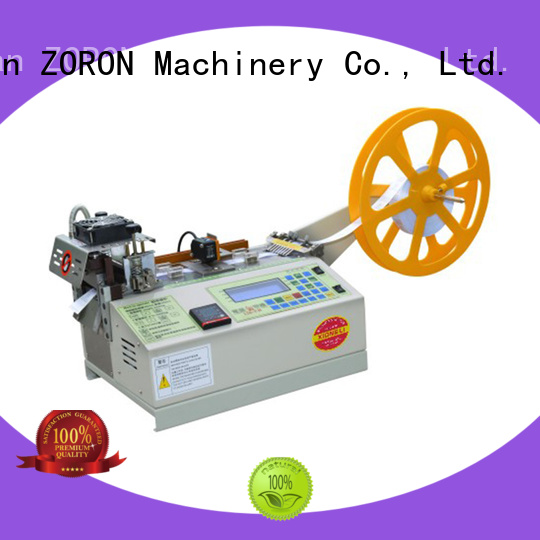 automatic elastic care computerized webbing cutting machine supplier for card label