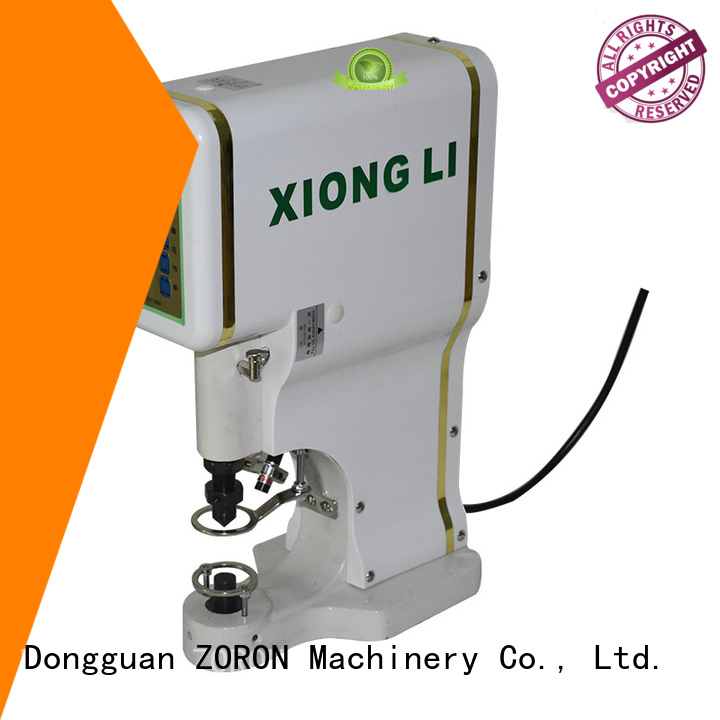 ZORON Machinery Computer control automatic button attaching machine feed Mini