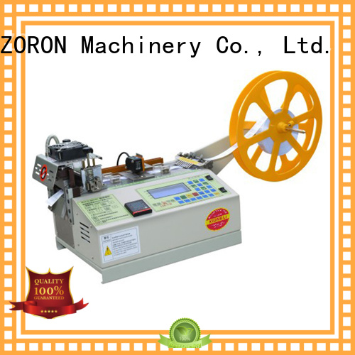 ZORON Machinery new automated velcro cutting machine for busniess for cloth