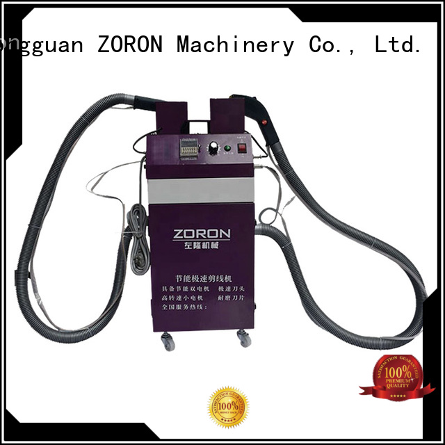 ZORON Machinery double head internal thread cutting machine manufacturer for cloth