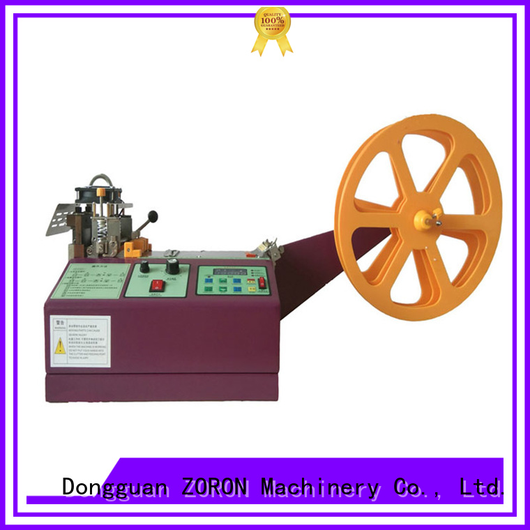 ZORON Machinery label computerised elastic cutting machine maker for card label