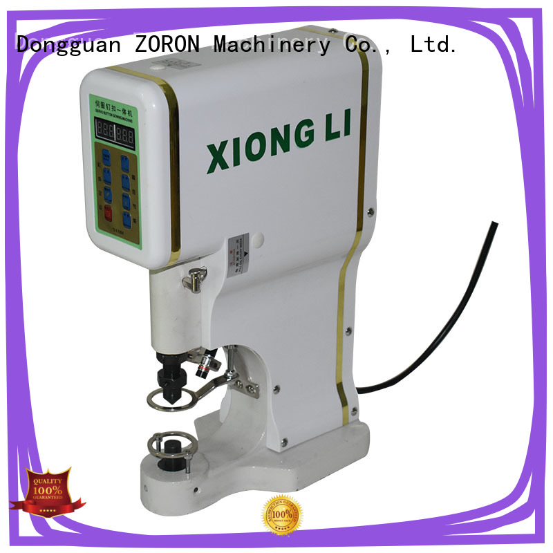 ZORON Machinery pattern button sewing machine single needle for tent