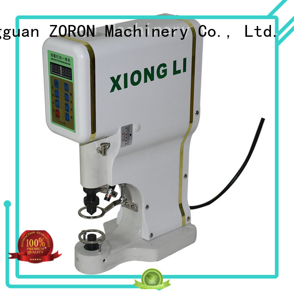 lockstitch snap button attaching machine single Industry ZORON Machinery