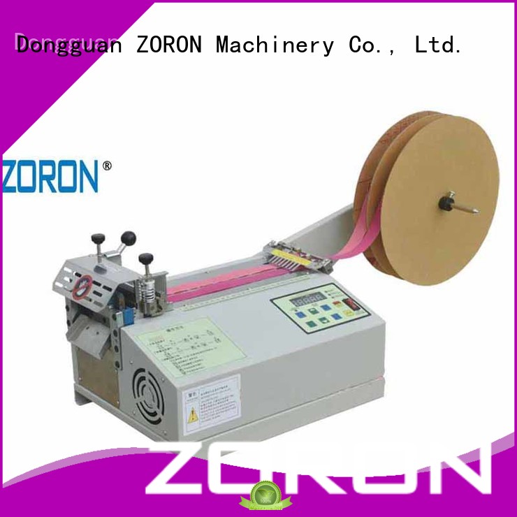 ZORON Machinery computerized webbing cutting machine factory for cloth