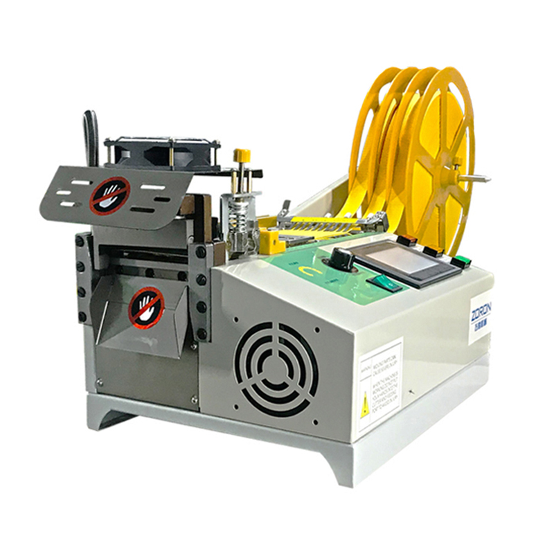 Automatic Hot knife Satin Label webbing CuttingMachine（touch screen ）