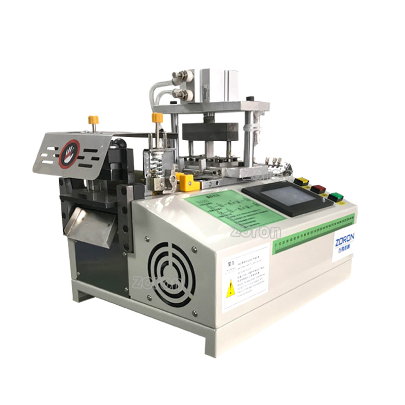 Automatic Hot and cold  zipper HOOK & LOOP cutter cutting machine