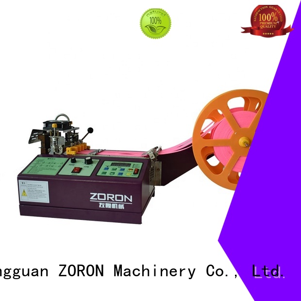 ZORON Machinery latest automatic ribbon cutting machine supply for cloth