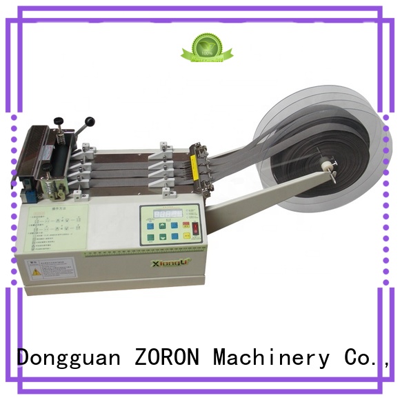 ZORON Machinery cutting automatic fabric cutting machine supply for elastic with words