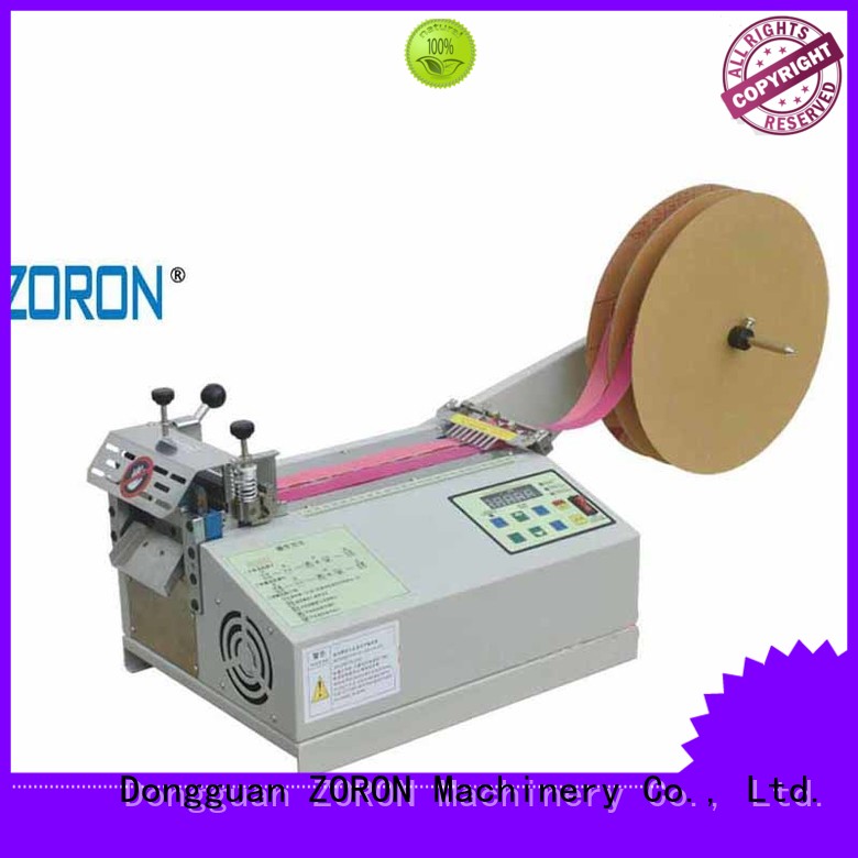 ZORON Machinery wholesale automatic ribbon cutting machine with knife for fabric