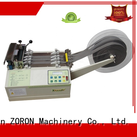 ZORON Machinery automatic fabric cutting machine with knife for card label