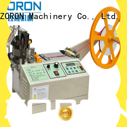 ZORON Machinery automatic elastic care automatic ribbon cutting machine for busniess for elastic with words
