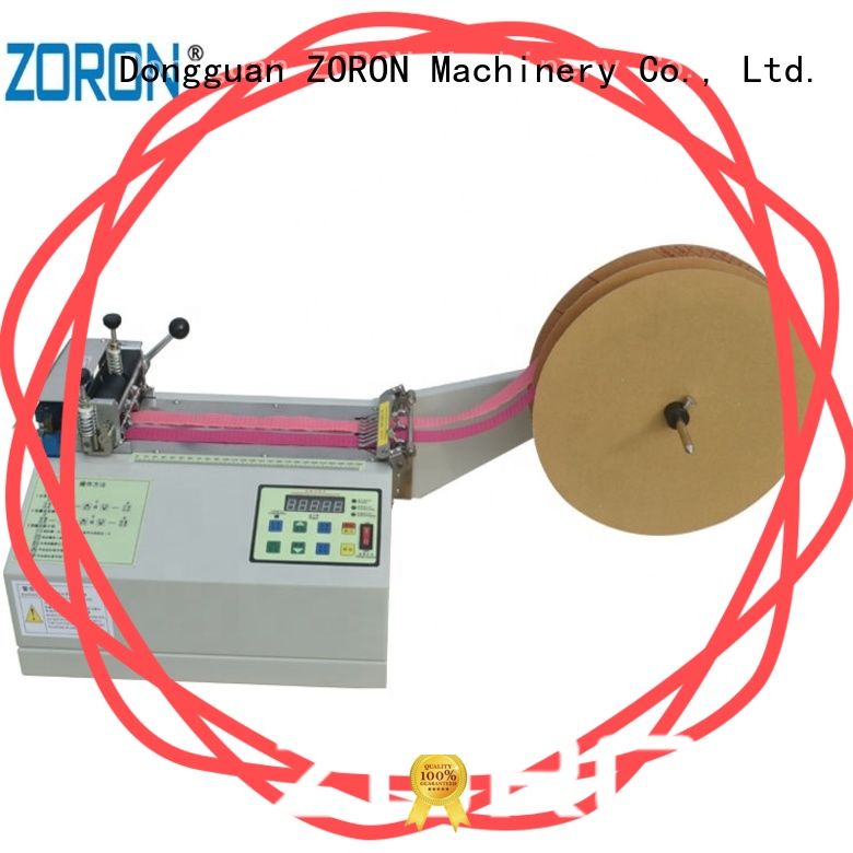 computer webbing automatic fabric cutting machine factory for card label