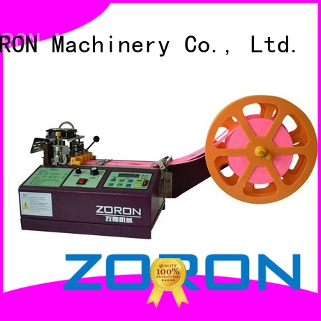 ZORON Machinery computerized webbing cutting machine with knife for cloth