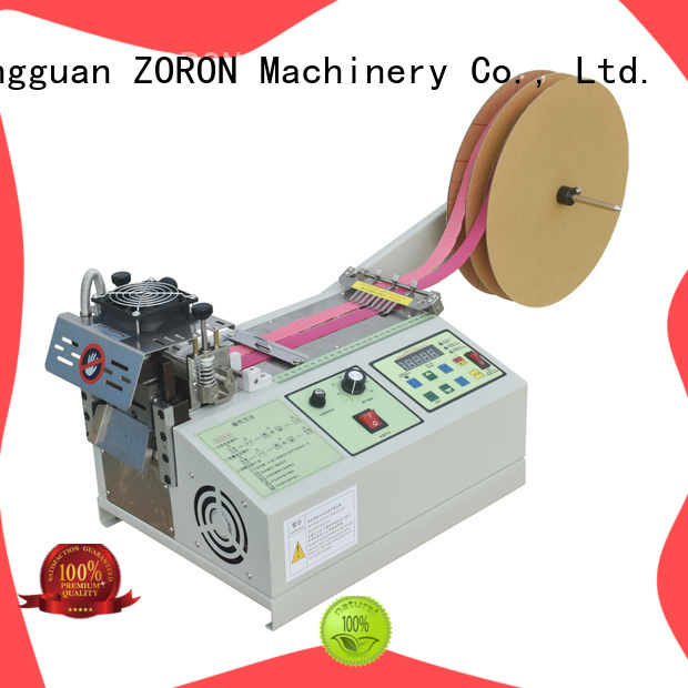 ZORON Machinery computerized webbing cutting machine for busniess for elastic with words