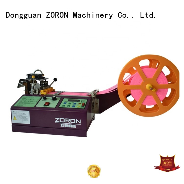 ZORON Machinery best computerized webbing cutting machine with cooling fan for fabric