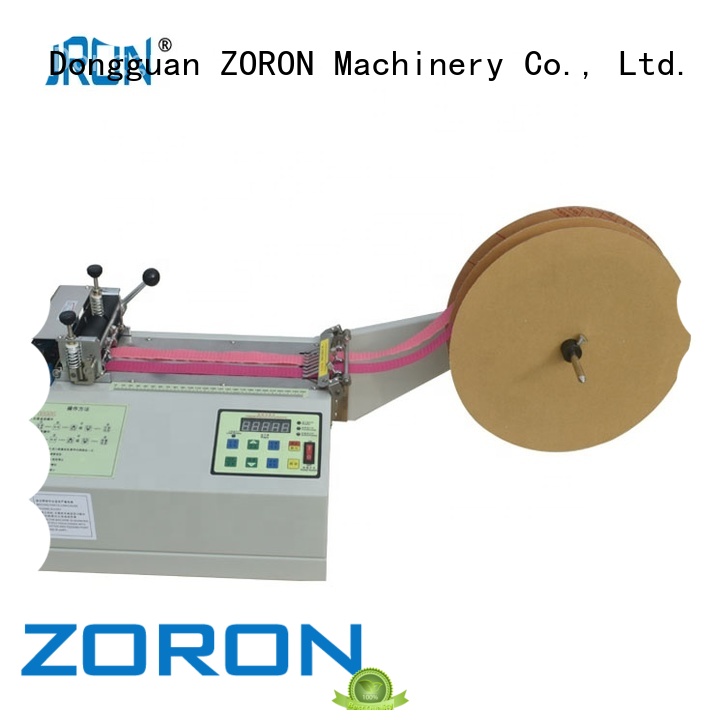 ZORON Machinery computerized webbing cutting machine factory for elastic with words